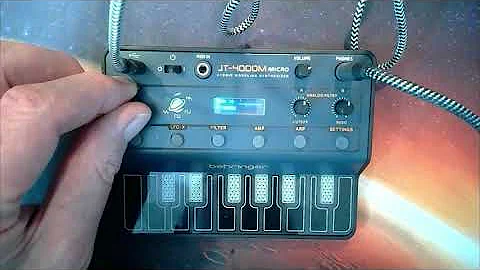 The default sounds of the Behringer JT-4000M MICRO