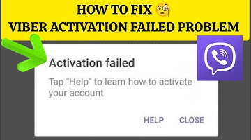 How To Fix "Viber Activation Failed" Problem|| Tech Issues Solutions