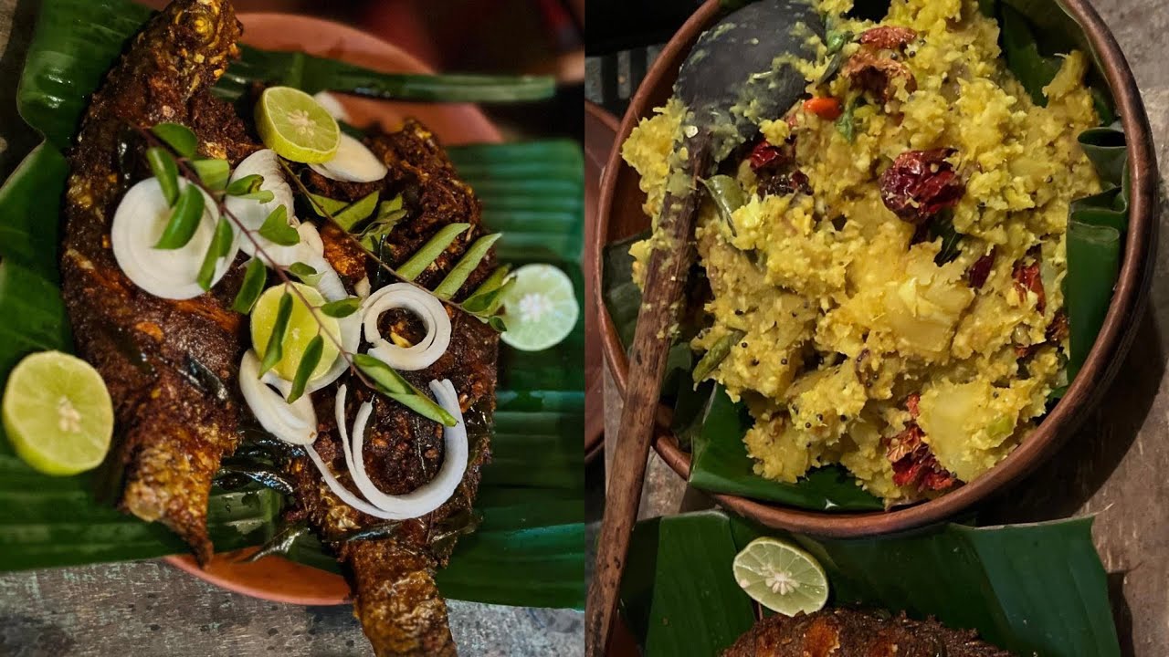 മീൻ പൊരിച്ചതും മധുരക്കിഴങ്ങ് ഉടച്ചതും😋| Tilapia fry and sweet potato🍠🐟 