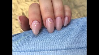 Gel nails using tips step by step