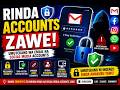 RINDA ACCOUNTS ZAWE! | Email & Social Media Security Accounts