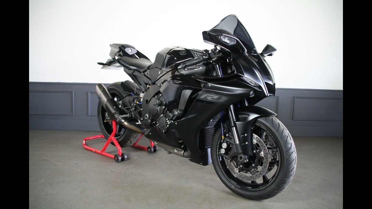 2019 Yamaha YZF R1 Black walk around video - RNC Motorcycles stock ...