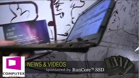 Asus Eee PC X101 MeeGo netbook at Computex 2011