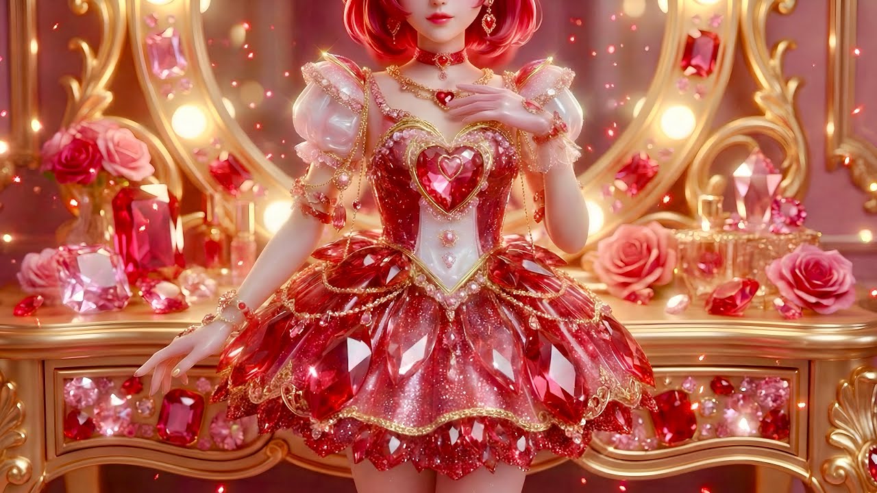 【ASMR】誕生石×魔法ドレス💎✨あなたはどれ？#誕生石 #魔法少女 #AI #ASMR #宝石 #ファンタジー #satisfying #fantasy #ディズニー oddlysatisfying
