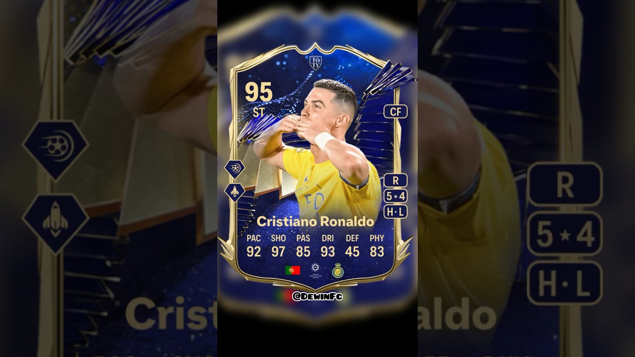 Cristiano Ronaldo heros in draft to glory TOTY FUT
