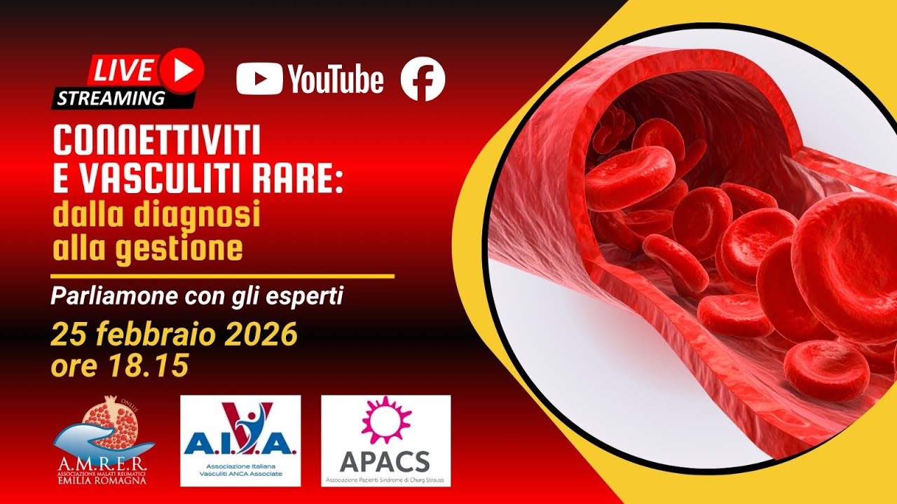 🩺 CONNETTIVITI E VASCULITI RARE: dalla DIAGNOSI alla GESTIONE