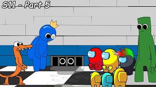 Among Us But Mama is Angry Season 11 - Part 5 in Rainbow Friends Animation