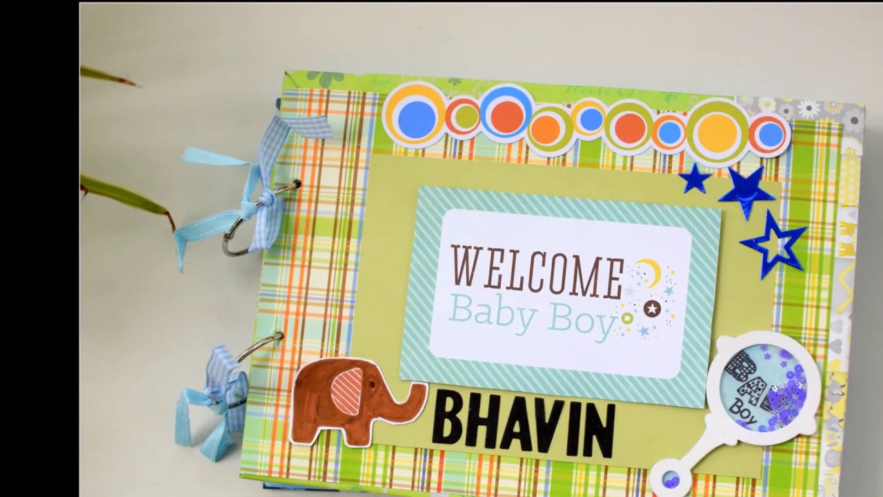 Baby Boy First Year Scrapbook YouTube