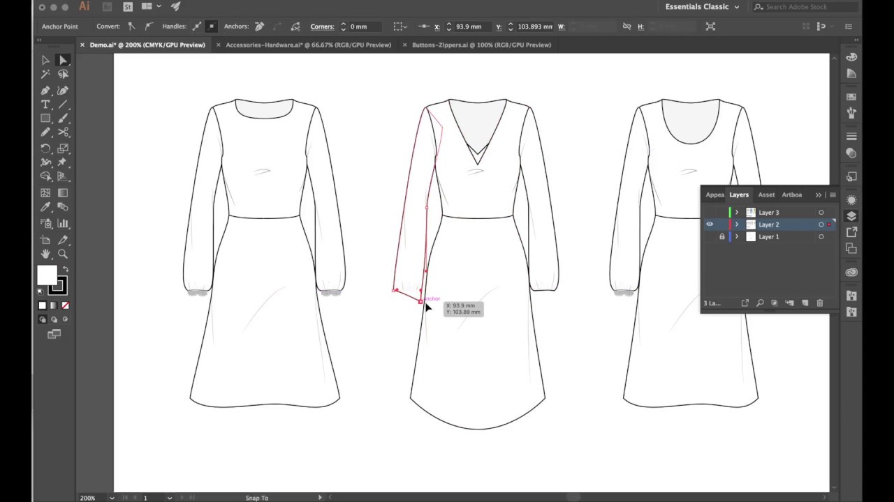 Design Fashion Cad Illustration Technical Sketches | vlr.eng.br