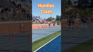 Hurdles Clash #trackandfield #hurdles #sprint #track #athletics #olympics #runners  #running