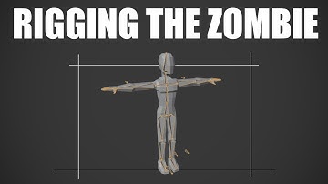Rigging The Zombie In Blender (with IKs)  - FPS Game With Unity & Blender
