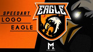Speedart logo e-sports EAGLE - illustrator