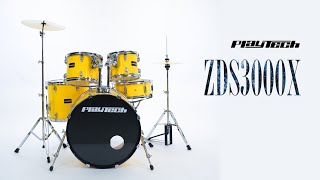ドラムセットZDS3000X、スローンなど全て付属、安心の3年保証