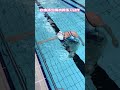 When first learning freestyle swimming truly practice the movement of drinking less