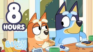 8 HOURS of Family Adventures | A Crazy School Morning 🤪📚 | Bluey