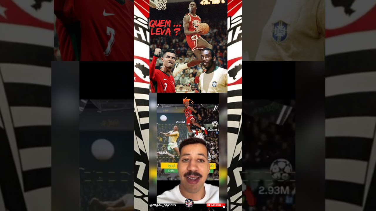 #michaeljordan / #pelé / #cr7 quem venceria ?