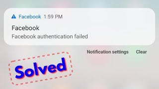Fix facebook authentication failed | Problem Fixed