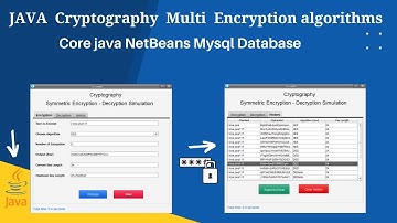 Cryptography Project in Java using different Encryption Algorithm with Source Code