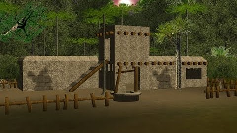RollerCoaster Tycoon 3 Custom Scenery Africa Themed Set / RCT3 Custom Scenery Spearz-it Video