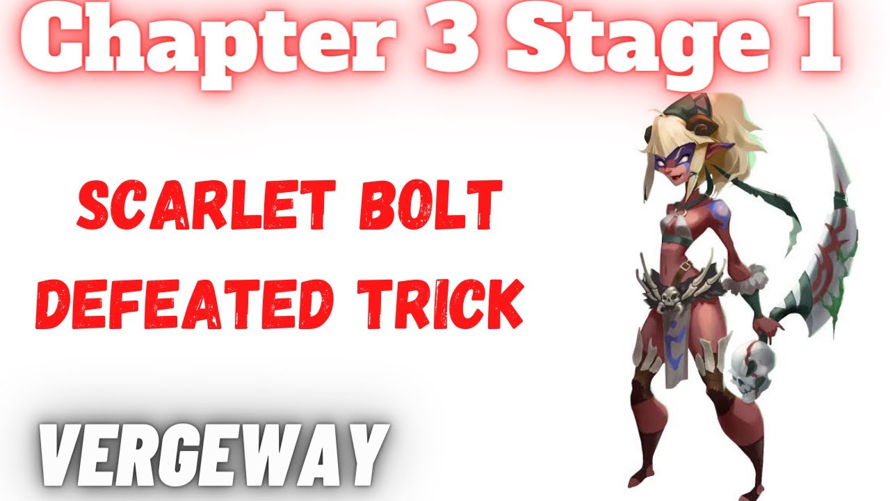 Lords mobile vergeway chapter 3 stage 1 |vergeway 3-1 completed |Easily defeated scarlet bolt
