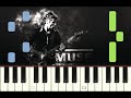 piano tutorial "UPRISING" Muse, 2009, with free sheet music