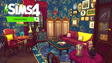 First Look at PARANORMAL STUFF PACK Build & Buy | The Sims 4 Speed Build