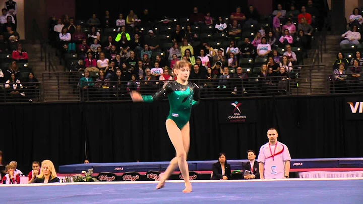 Maria Kharenkova - Floor Exercise Finals - 2012 Ke...