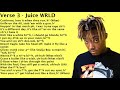 (Clean Lyrics) Ski Mask the Slump God - Nuketown (ft. Juice WRLD)