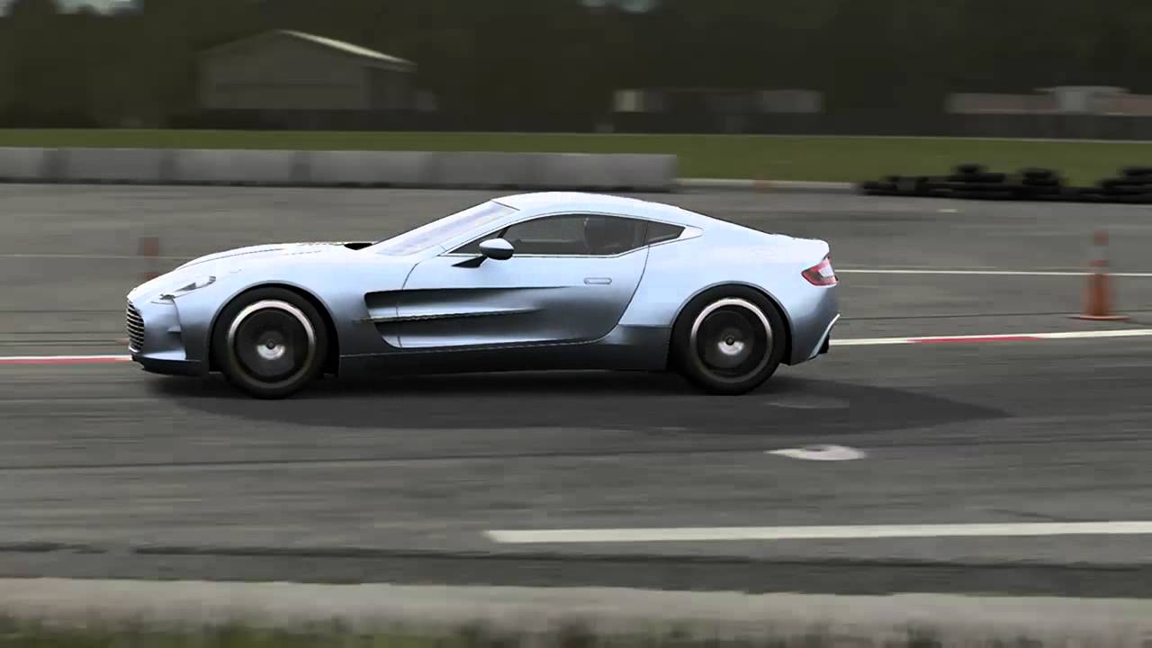 Aston Martin One-77 Top Gear Track - YouTube