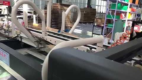 HRB-2600 Model Fully Automatic Folder Gluer   Machine with Siemens Electric System.