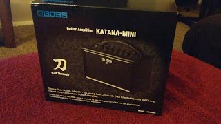 Unboxing of BOSS Katana Mini Amplifier (older) by EdDoesTechEd 97 views 2 years ago 5 minutes, 44 seconds