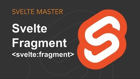 Svelte Fragment for named slots