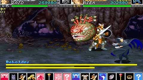 D&D2 : 2p Magic-User+Fighter Lv9 Scroll Bugs + Meteo Swarm to Beholder