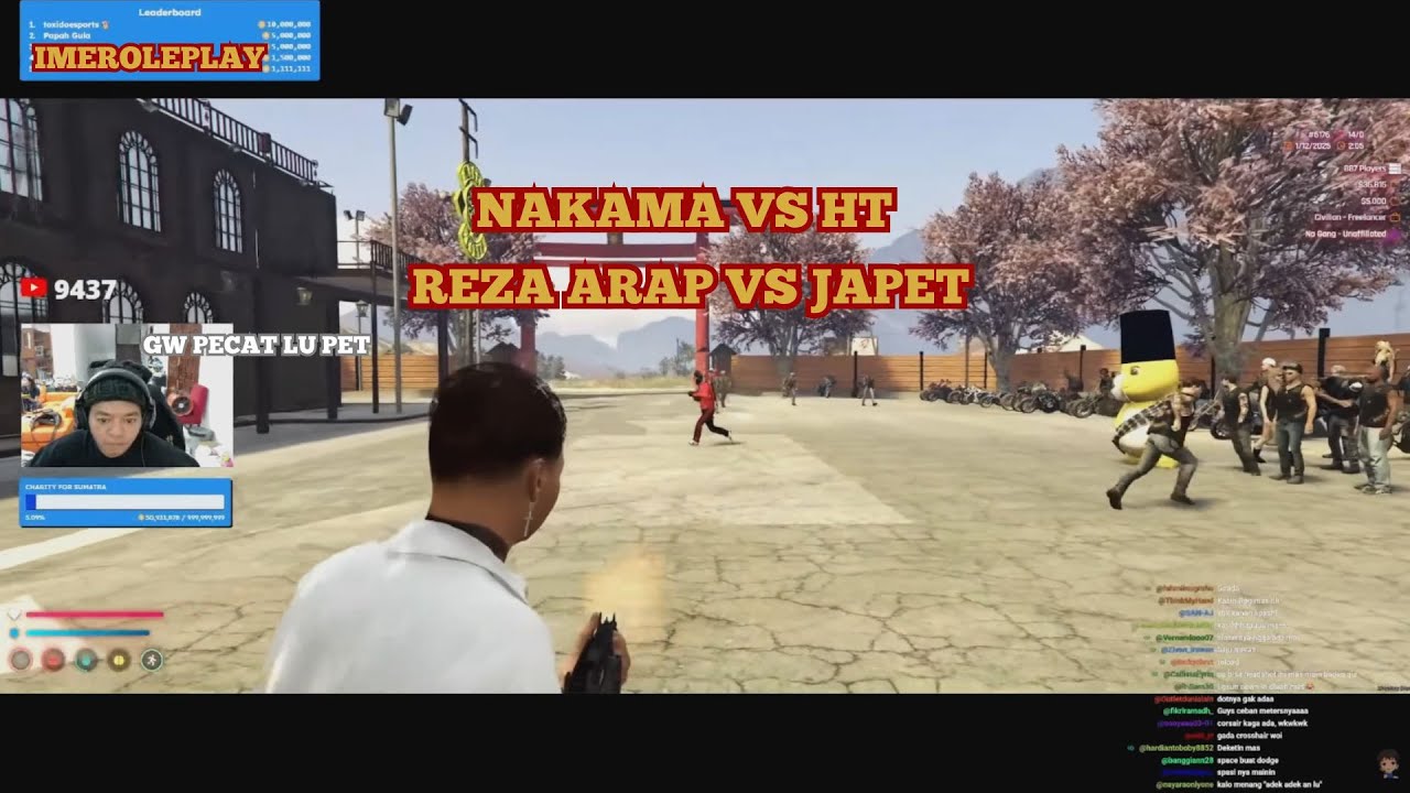 MOMENT REZA ARAP DITANTANG JAPET // NAKAMA VS HT // 