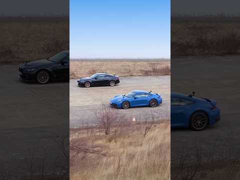 Porsche 911 GTS vs BMW M4 CS! 🔥😱