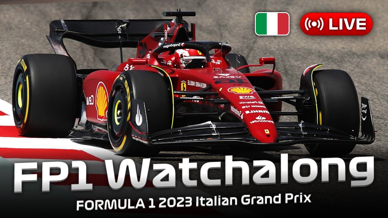 LIVE FORMULA 1 Italian Grand Prix 2023 - FP1 Watchalong Live Timing