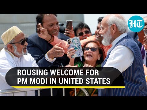 PM Modi Gets A Colourful Welcome In New York | Indian Diaspora Members Dance, Chant Slogans