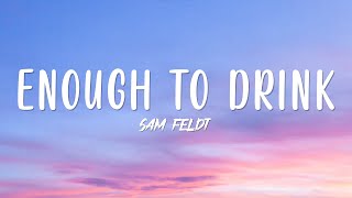 Video thumbnail of "Enough To Drink - Sam Feldt (Lyrics)"