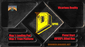 Doom II - DBP06: Vicarious Reality - Maps 1&2 Replay - Good Video Quality