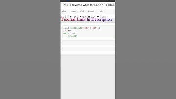 Python Program to print Reverse natural numbers #short #shortsvideo #ittrainingpath #pythonshivangi