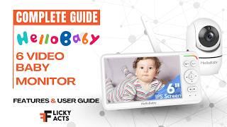 How to Use: HelloBaby 6 Video Baby Monitor User Manual | Features & Setup Guide screenshot 4