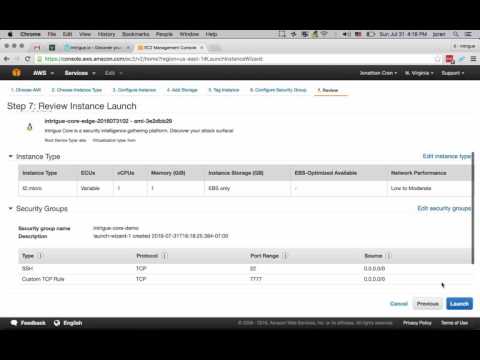 Intrigue Core: Launch EC2 Instance