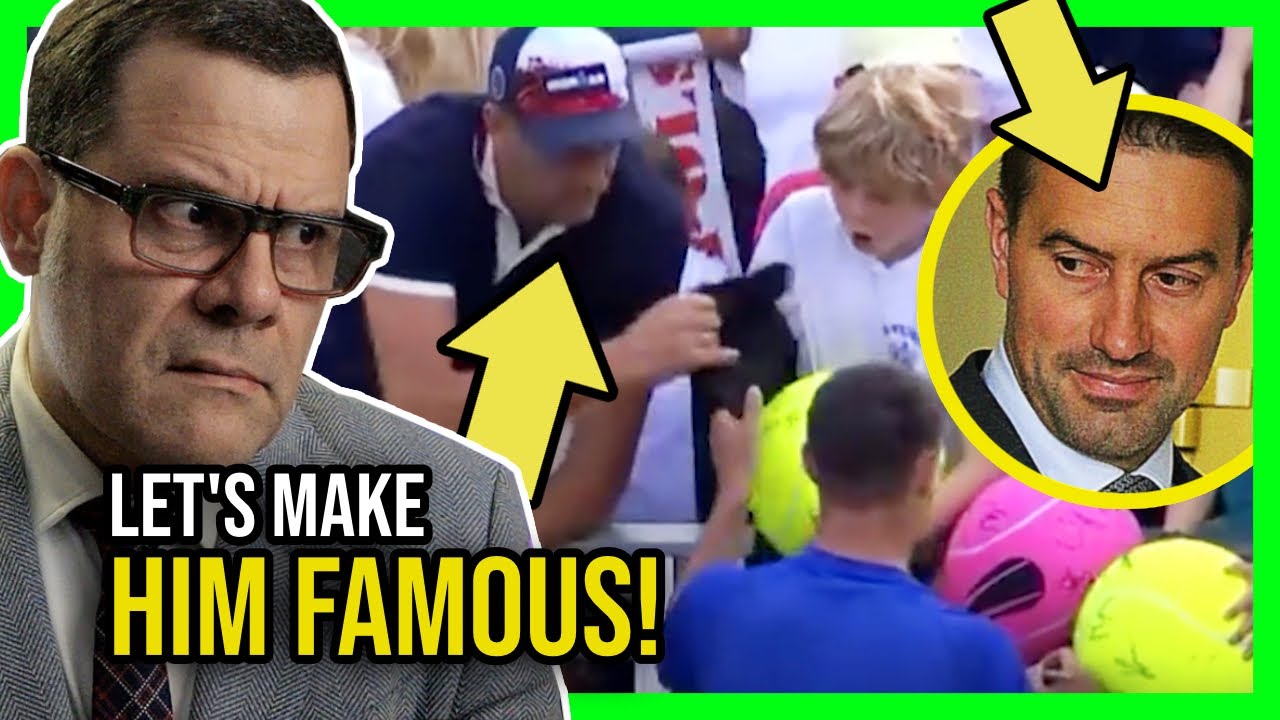 Выявлен теннисный хулиган-«шляпохватчик»!