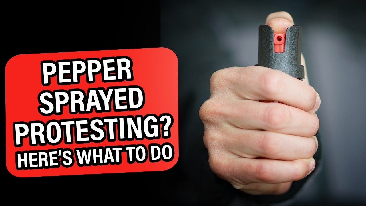Что делать, если вас обрызгали перцовым баллончиком на протесте? | Knock Knock Eye