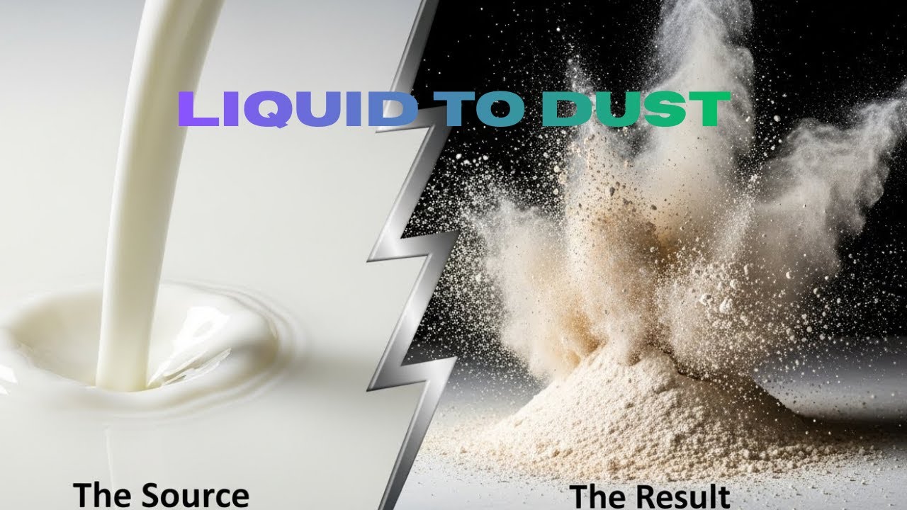How Milk Becomes Powder Inside a Massive Spray Dr