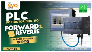 Forward Reverse Motor Control with PLC | PLC for motor control | Ladder programming | Sinhala screenshot 1
