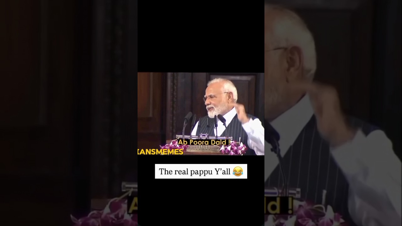 Modi ji ko di galiyan 🤫🤣 