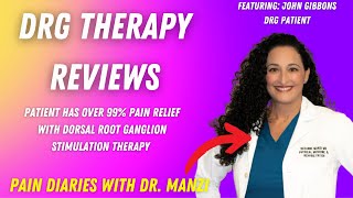DRG Therapy Reviews: Patient has 99% Pain Relief
