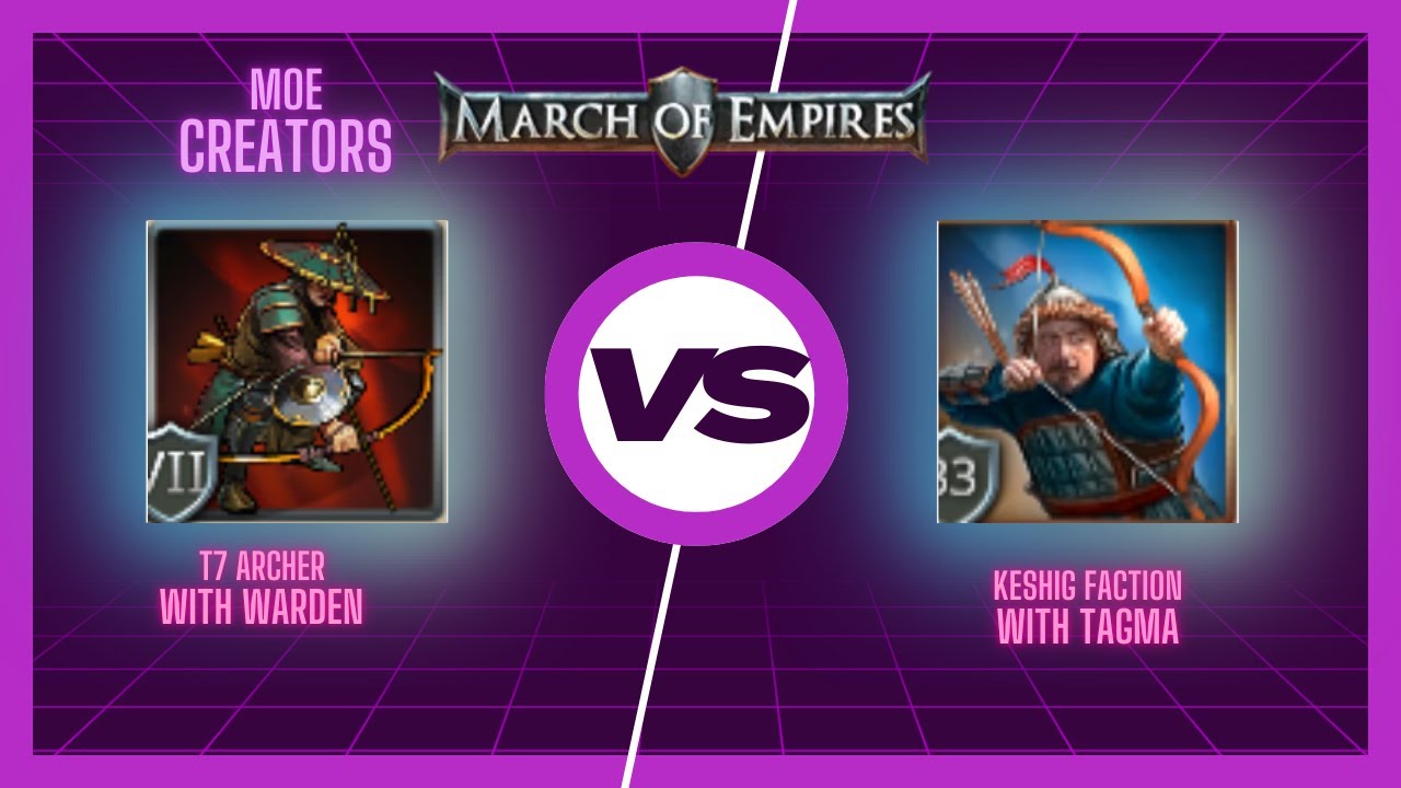 T7 Archers Vs Keshig Faction (Both Gears Legendary And Same Stats)