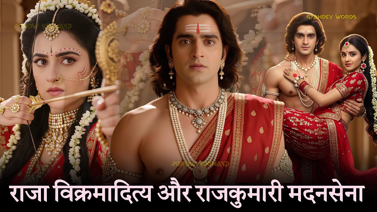 राजा विक्रमादित्य और राजकुमारी मदनसेना की अधूरी प्रेम कहानी #hindistory @Gyandevwords